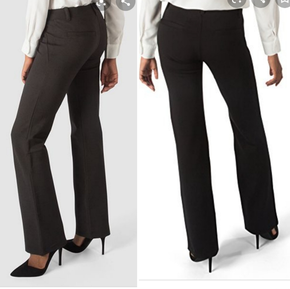 Betabrand Dress Pant dark grey slacks NWOT